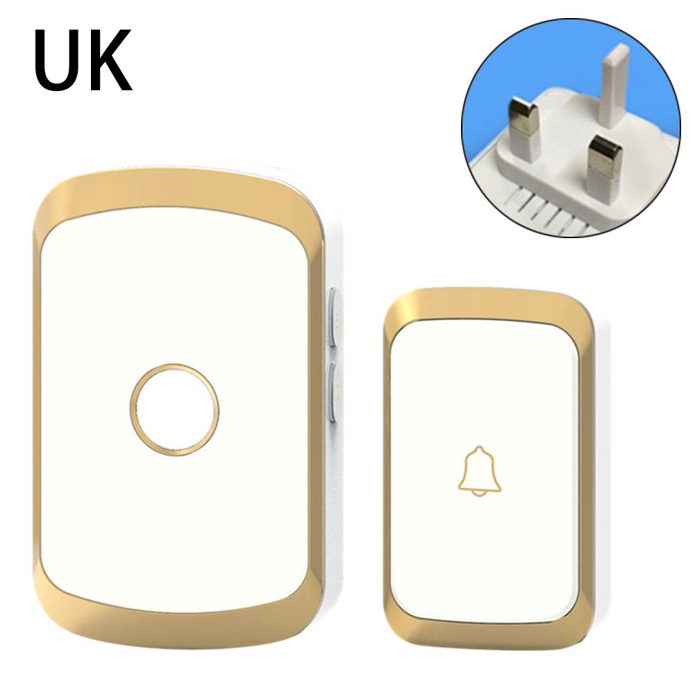 AC 110V-240V Wireless Doorbell 360m Remote Call Waterproof Smart Music Door Bell