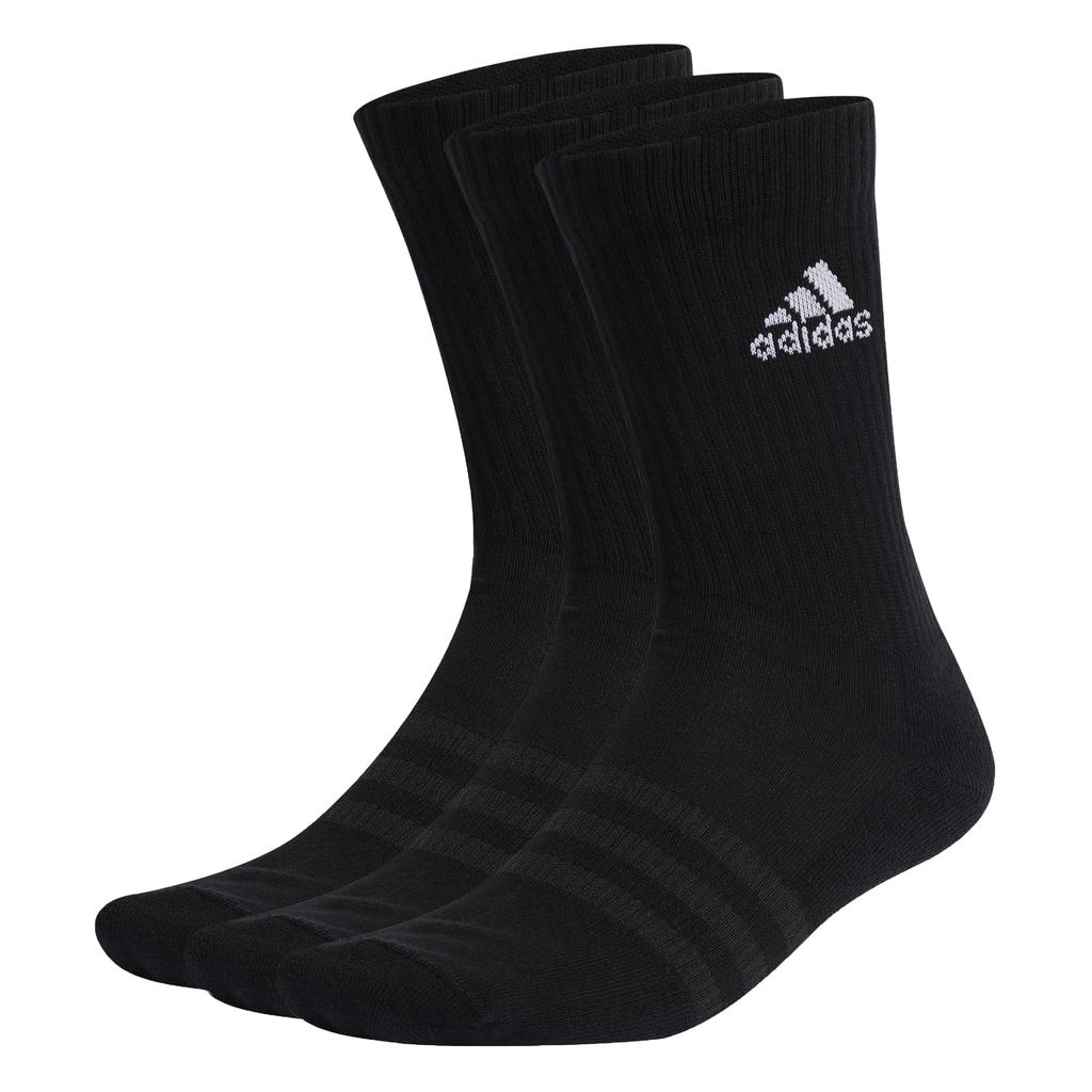 Adidas CUSHIOND CREW 3-PACK unisex socks black IC1310 r 34-36