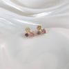 2024 Sweet Zircon Heart & Butterfly Mini Earrings - Colorful, Exquisite, Small