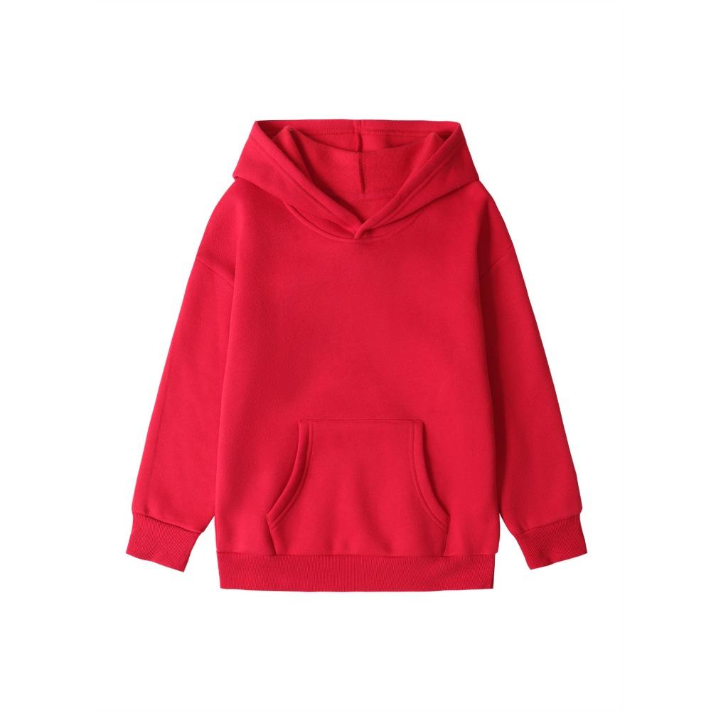 Children’s Autumn Casual and Fashionable Long-sleeved Plain Hooded Top – Children’s Sweatshirt