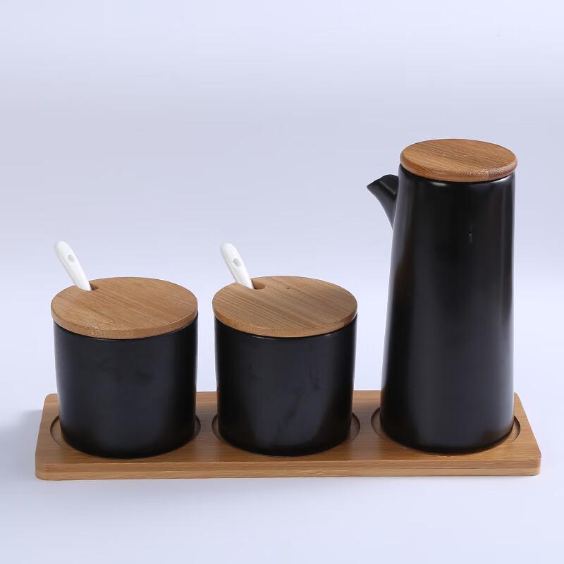 Qianxing Ceramic Condiment Dispenser Set