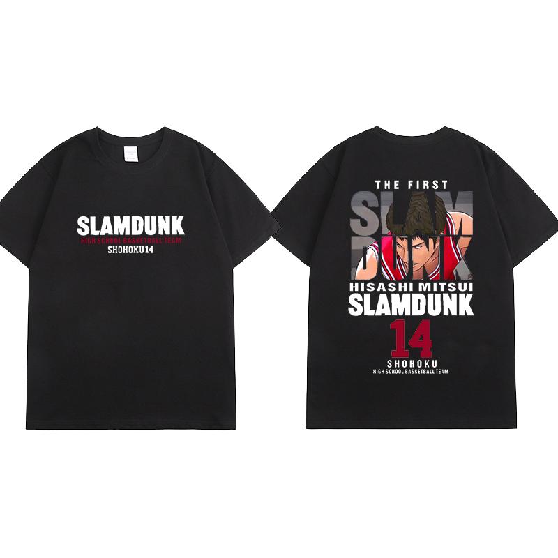 25 Theatrical Version of The Big Movie SLAM DUNK T-shirt SLAMDUNK Peripheral Support Clothes Sakuragi Blossom Road Short Sleeves