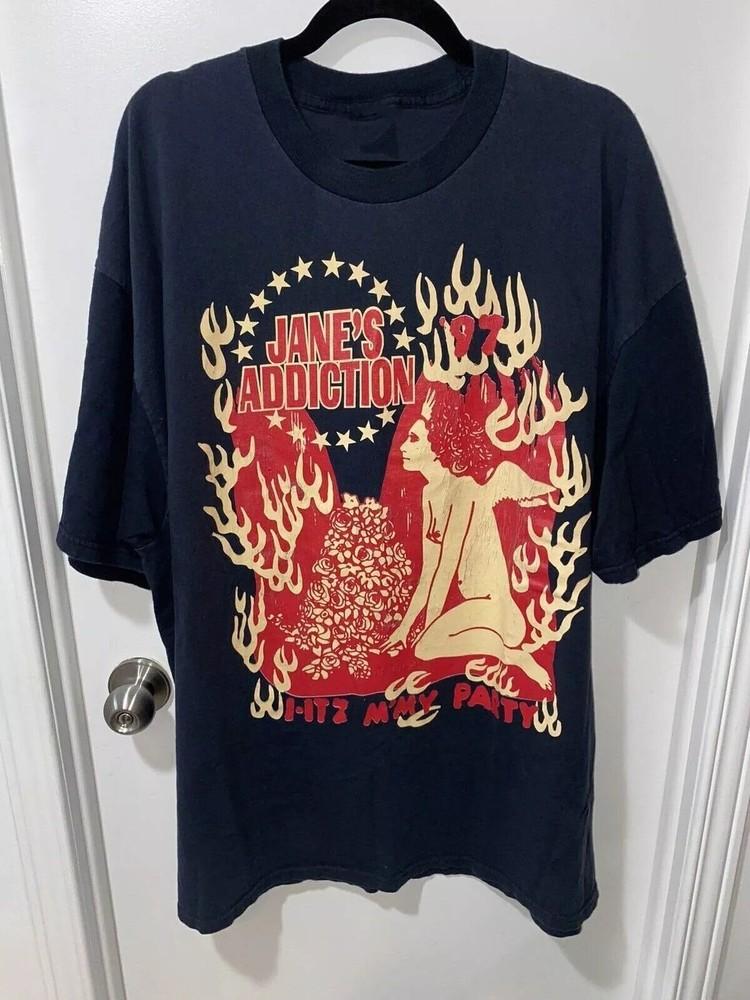 Jane s Addiction Shirt It s My Party Tour T Shirt Size S-5XL NI890 Unisex T-Shirt S
