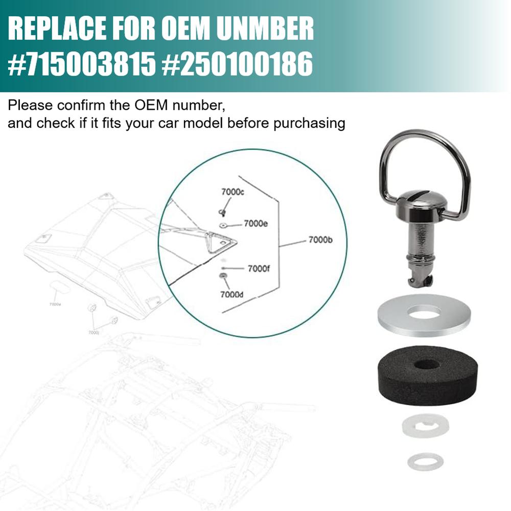 UTV X3 Roof Quick Release Bolts Fastener Kit 2017 2018-2022 2019 2020 For Can-Am X3 Maverick X3 715003815 Quarter Turn Dutz Bolt