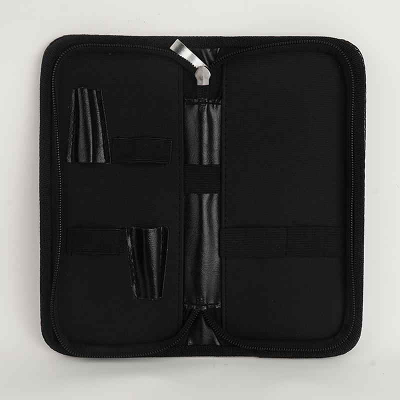 Hairdresser s Multifunctional Scissors Set with Leather Storage Bag - 7 Pieces