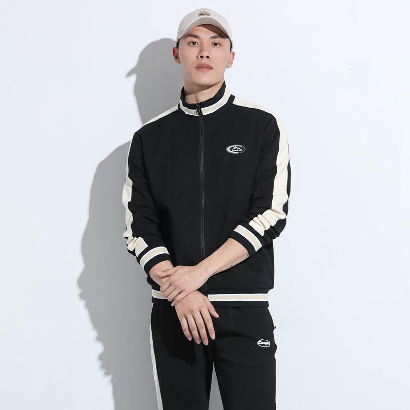 

Мужской и женский спортивный костюм-двойка свободного кроя для осени и весны - Доступны большие размеры Extra Large