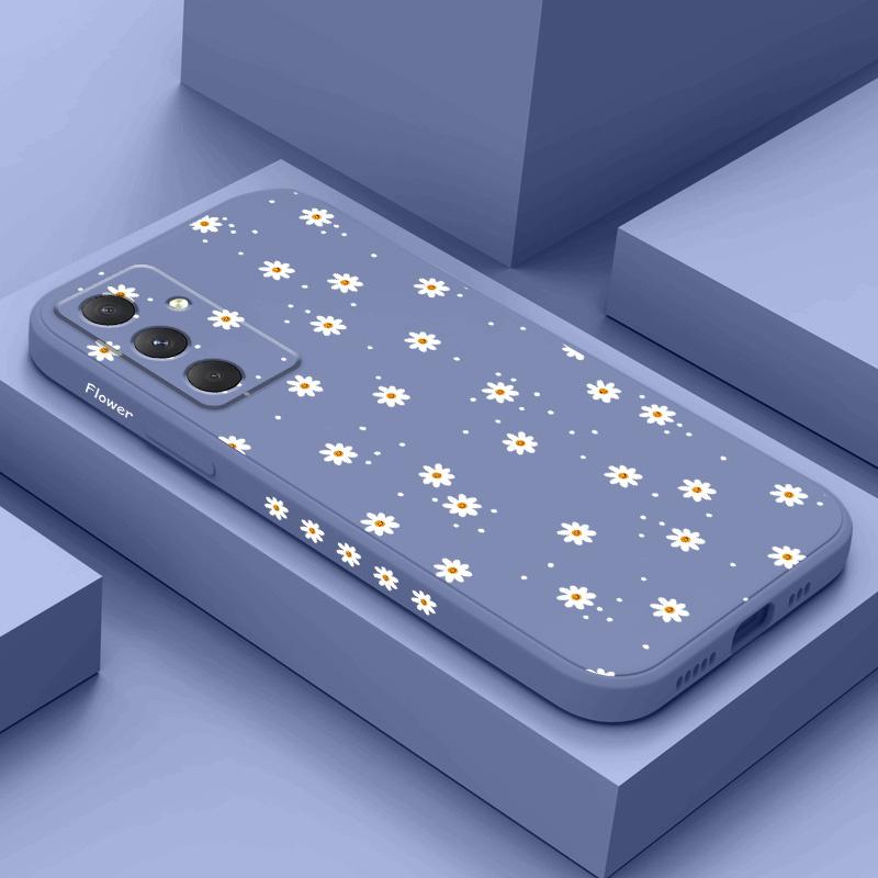 Floral Daisies Phone Case For Samsung Galaxy A56 A55 A36 A35 A26 A25 A15 A16 A17 A07 A06 A05 A54 A34 A24 A14 A04 A04S A04E 4G 5G