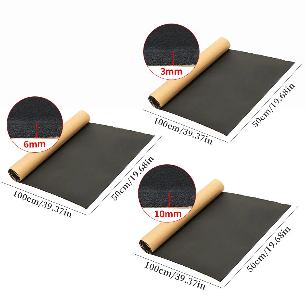 Car Sound Proofing Deadening Mat Heat Closed Cell Foam Anti-noise 3/6/10mm Thickness Car Truck Sound Insulation Cotton