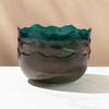 Flat Bottom Fruit Bowl Wave Edge Serving Dishes Fashionable Look Snack Basket  Home Organization