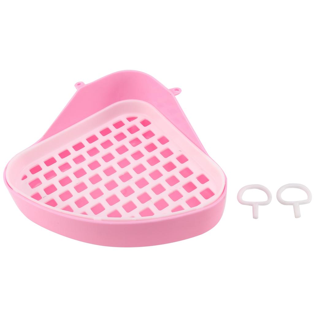 ABBY- Toilet Litter Tray,Small Animal Toilet Corner Potty, Pet Litter Trays Corner For , Hamster