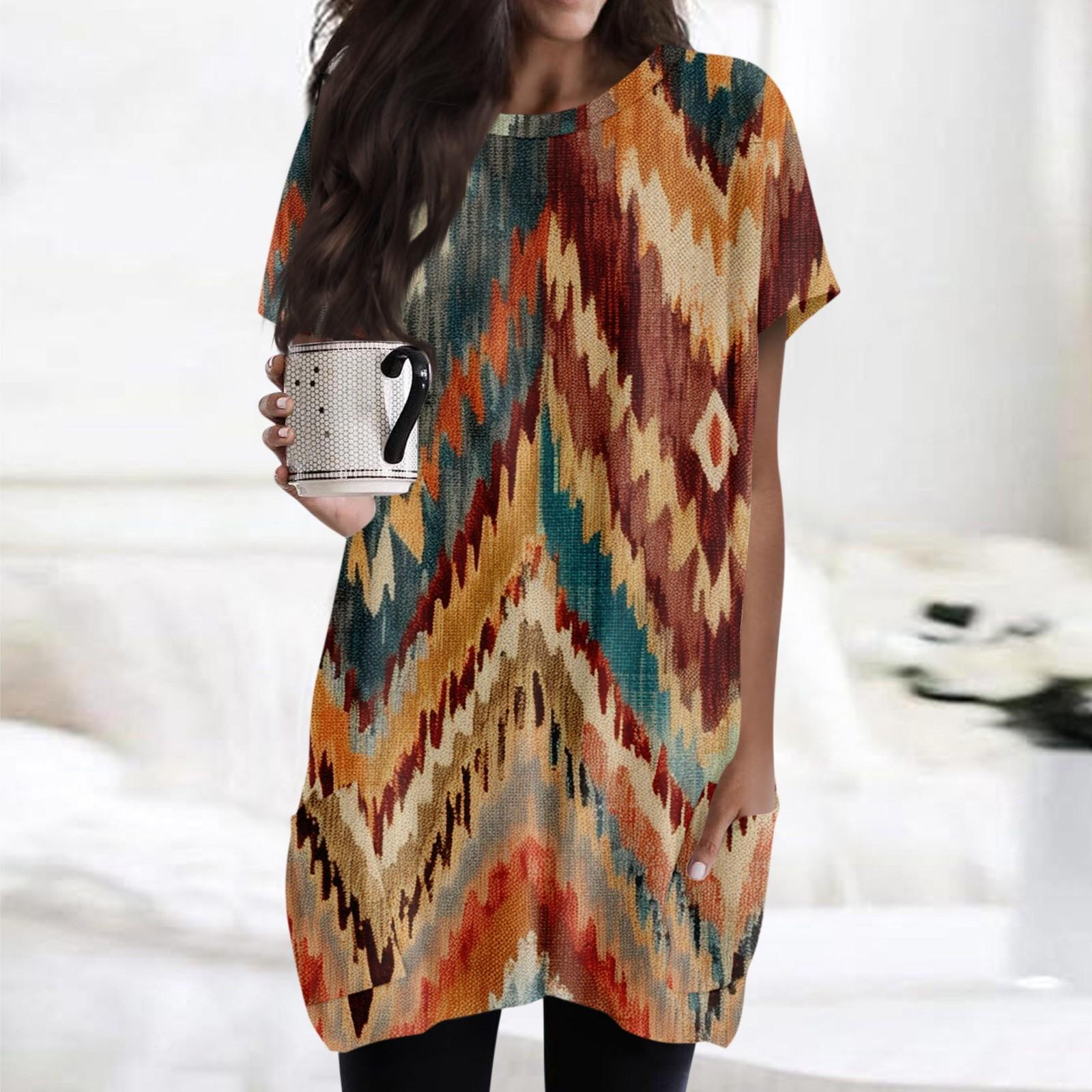 

Женская футболка с круглым вырезом, короткими рукавами и карманным принтом, топы стандартной посадки S имбирный