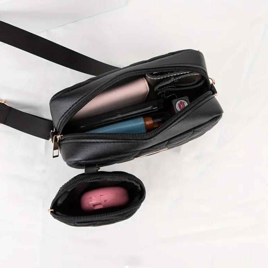 2025 Luxury Women's Two-Piece Crossbody Bag Set - Chic, Simple, and Portable for Everyday Elegance