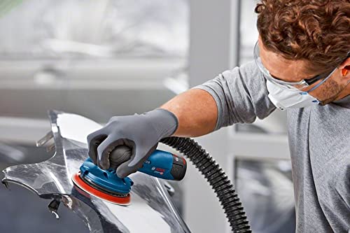 Șlefuitor electric fără fir Bosch Professional, reîncărcabil, cu acțiune aleatorie, șlefuitor electric fără fir, lustruire, scară de ulei auto, oglindă, reparare zgârieturi, 10.8V