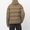 SALOMON Outline Down Solid Color Zipper Hooded Long Sleeve Down Jacket Men Jackets Bamboo LC2360900