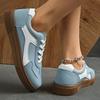 2026 New Women's Flat Sneakers Spring and Autumn Fashion Color Matching Design Comfortable and Casual Low-help Training Shoes