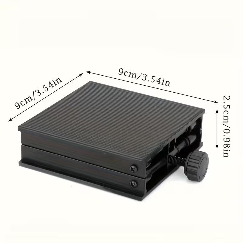 Adjustable 12/16-Line Level Platform: Wall/Floor Mounted Instrument Lifter with Plastic Bracket Accessories