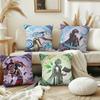 Genshin Impact Skirk Boy Cushion Cover Pillow Cover Decoration Room Home Sofa Living Office Car Nordic Simplicity