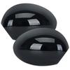 Rearview Mirror Cover Cap For BMW Mini R55 R56 2007-2013 Gloss Black With Turn Signal Hole Side Mirror Cover Car Accessories
