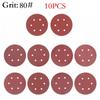 Newest Sandpaper 10PCS 40-2000grit 6 Hole 9inch/225mm Alumina Hot Sale