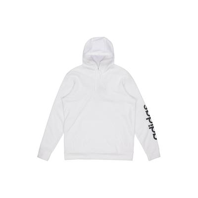 Casual Fleece Hoodie Sweatshirt Men Tops White FL4833