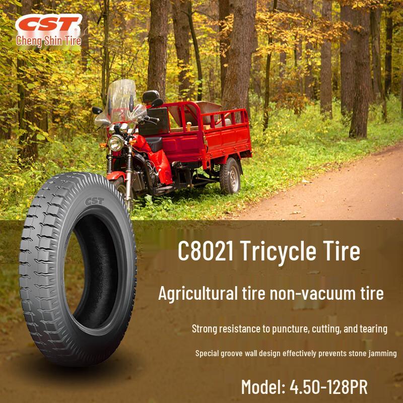 CST C8021 Motorcycle/Tricycle Outer Tire 4.50-12 8PR