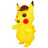 Adult Kids Mascot Detective Pikachu Inflatable Costume Cosplay Dress Halloween