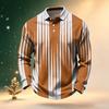 Men's Casual Quick Dry Mesh Long Sleeve Golf Shirt for Outdoor Golfing