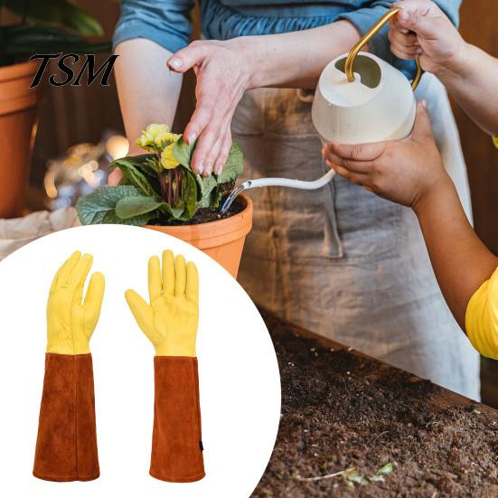 Thorn Proof Gloves 1 Pair Garden Wear Resistant Puncture-Proof Breathable Elbow Puncture-proof Work Length Full Coverage Labor Protection Long