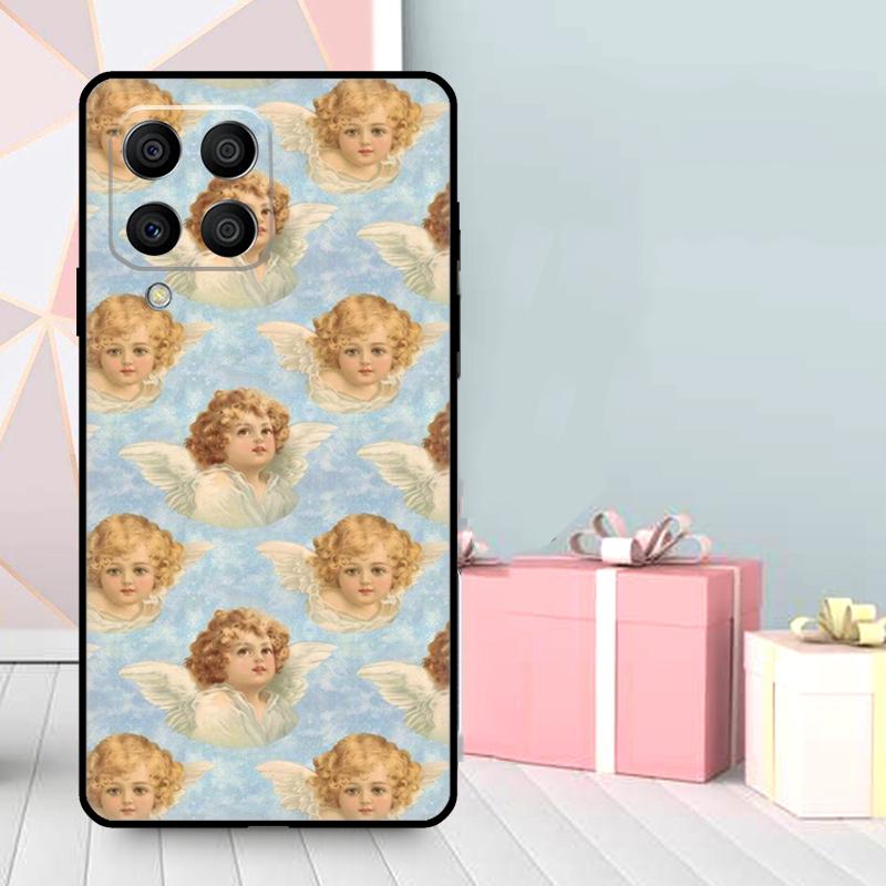Cute Angels Aesthetic Aesthetics Case For Samsung Galaxy M35 M56 M12 M06 M32 M52 M55 M15 M11 M13 M14 M16 M36 M31 M53 M34 M54