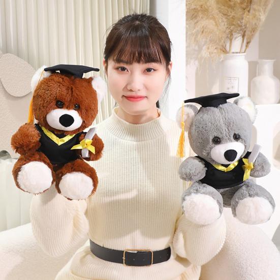 Graduation Owl Bear Doll Cute Plush Class of 2025 Gift for Her
