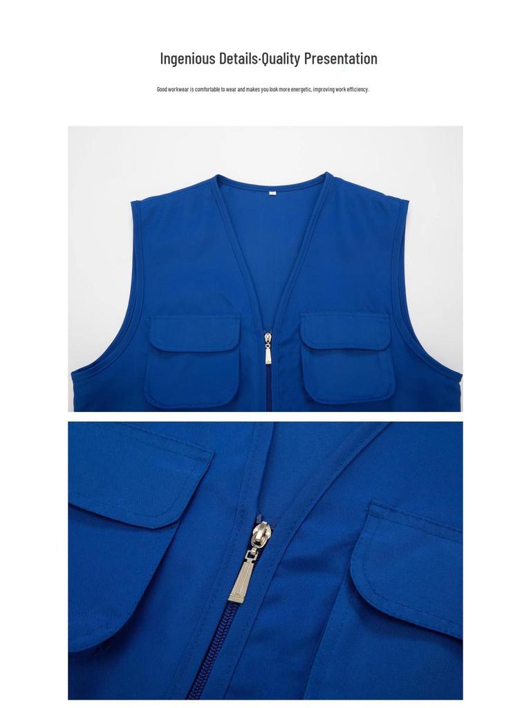 Individuelle Logo Mehrfach-Taschen Freiwilligenweste für Gemeinschafts- und Foto-Veranstaltungen