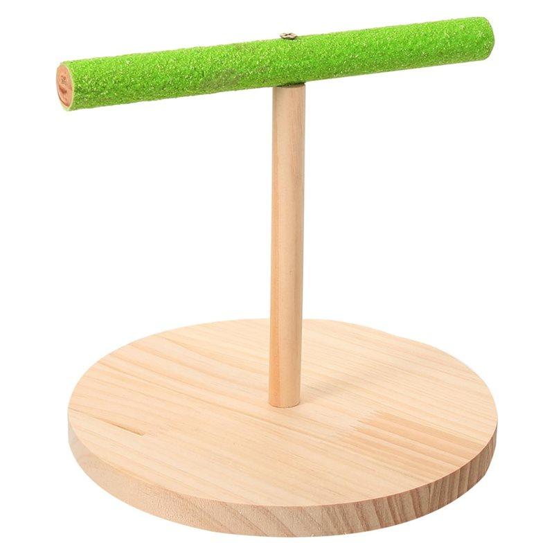T02C!Bird Training Stand Bird Training Stand Perch Stand Base For Desk Floor Playtime Activities Floor And Birdcage Use For Trai