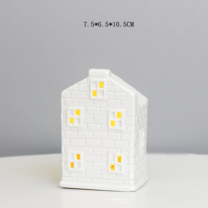 Keramikos namas žvakidė Keraminė arbatinės žvakidė Žvakių degiklis namų miegamojo dekoravimui Įkurtuvių dovana