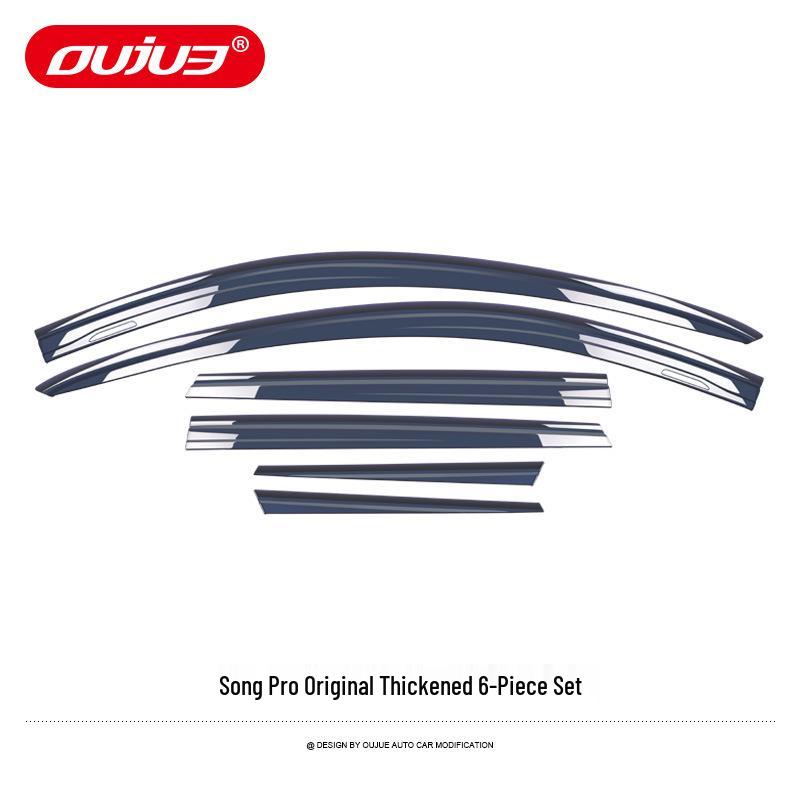 Electroplated Rain Guards for BYD Song Pro/PLUS/MAX DMI Window Eyebrows