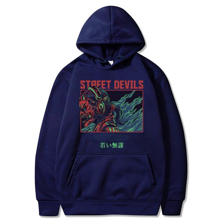 Autumn fleece hoodie youthful and fearless printed street fashion pullover men's and women's long sleeved warm hoodie