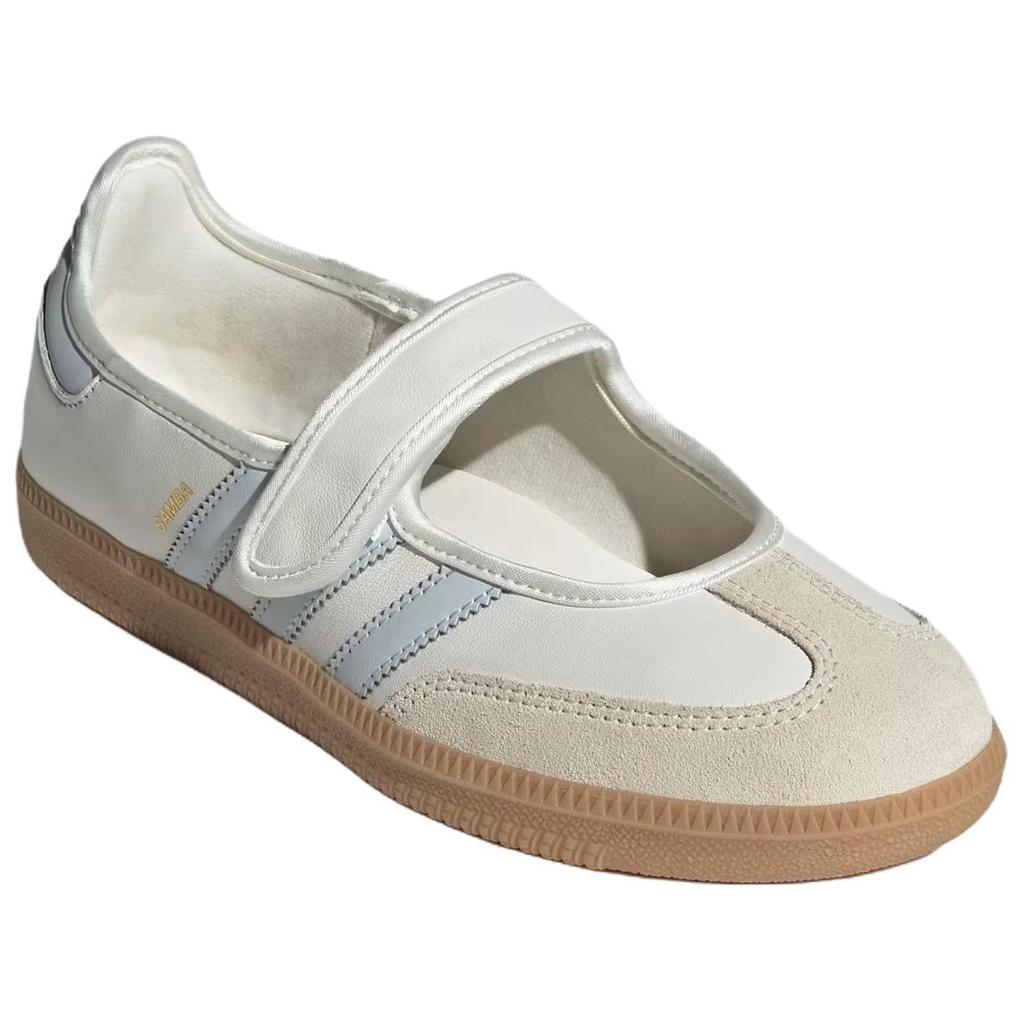 adidas Samba Jane White Halo Blue Gum Women Sneakers Cloud-White Gum-3 JR7339