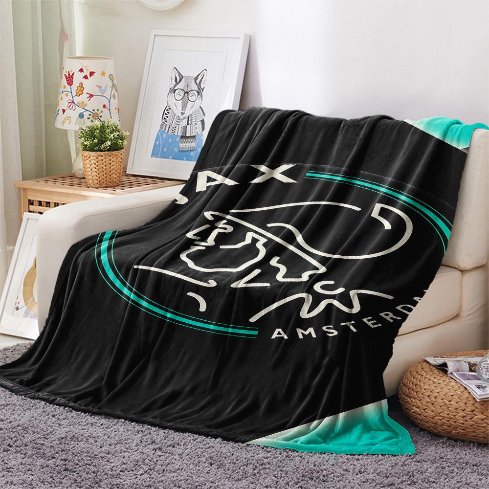 AFC Ajax poster  FlAannel Blanket, High quality Comfortable for All Seasons, Home Decor, Warmth and Comfort