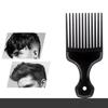 Plastic Fork Hairbrush Black Pick Comb Curly Afro Insert Hair Combs  Salon