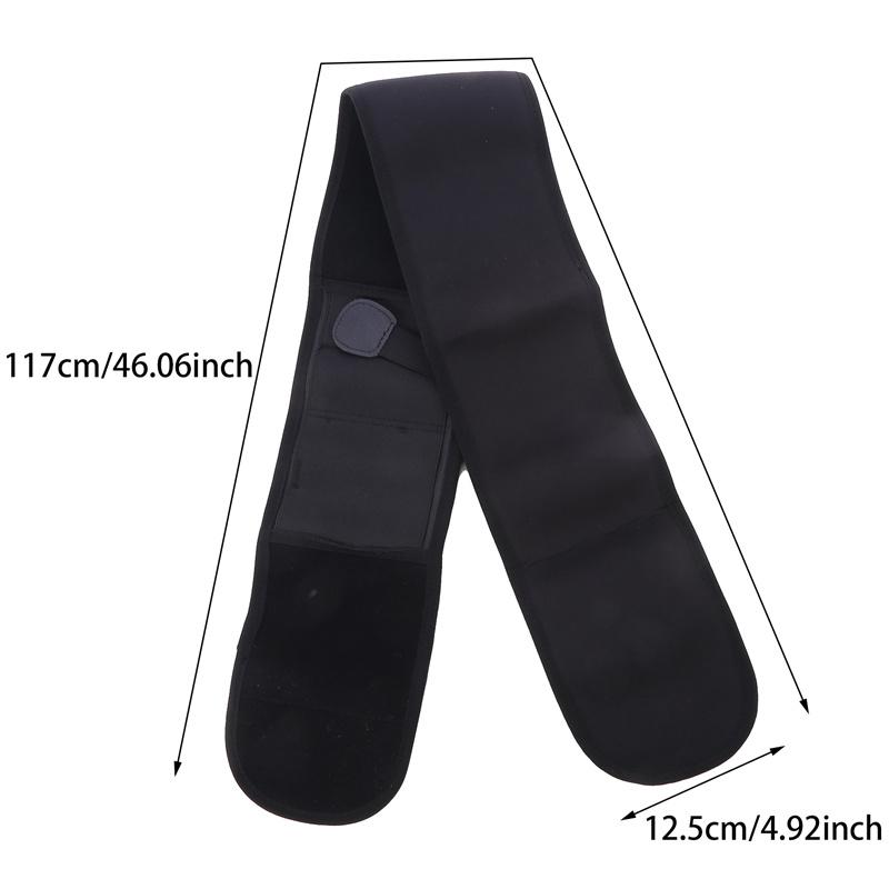 Sports Lumbar Brace Waist Support Belt Adjustable Breathable Waist Protection Support Belt Hip Brace Outdoor Sports Accessories чёрный