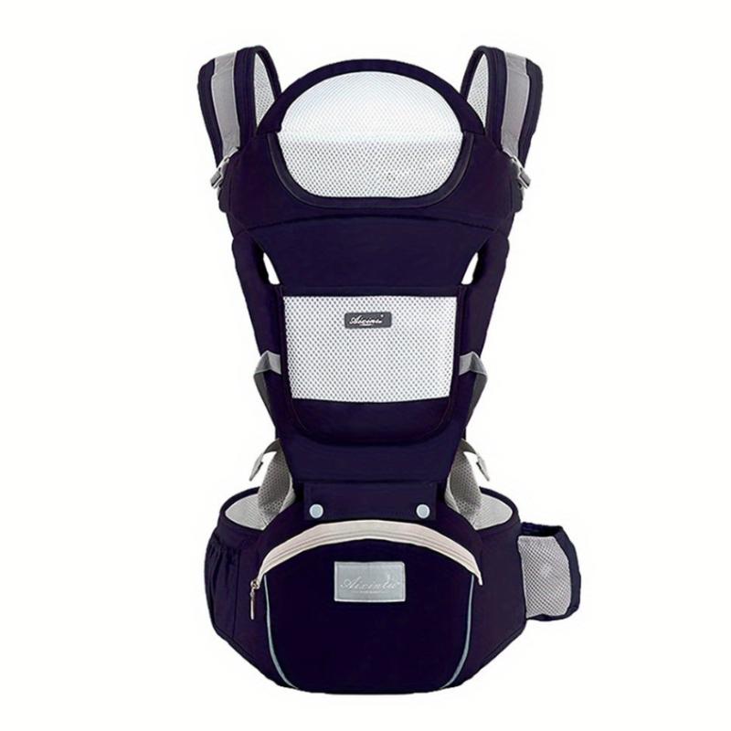 Baby Carrier Infant Multifunctional Waist Stool Newborn To Toddler Before and After Kangaroo Bag Accessories 6-in-1 Baby Carrier синий