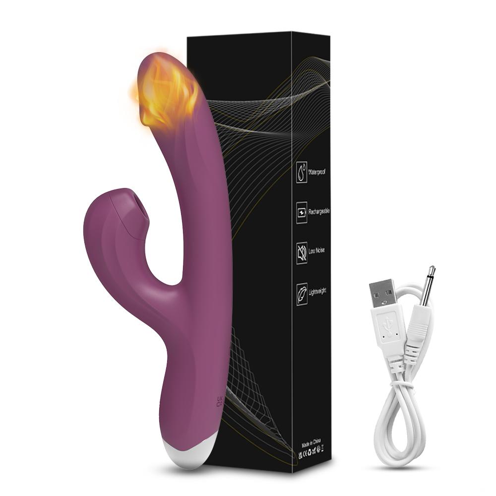 Kvinners G-punkt Vibrator Klitoris Sugekopp Kraftig Klitoris Vakuum Stimulator Silikon Vibrerende Kvinnelig Onani Sexleketøy Par