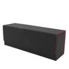Card Storage Box Multipurpose PU Leather Large Capacity Magnetic Closure Card Deck Case for 400 Cards and Above Black