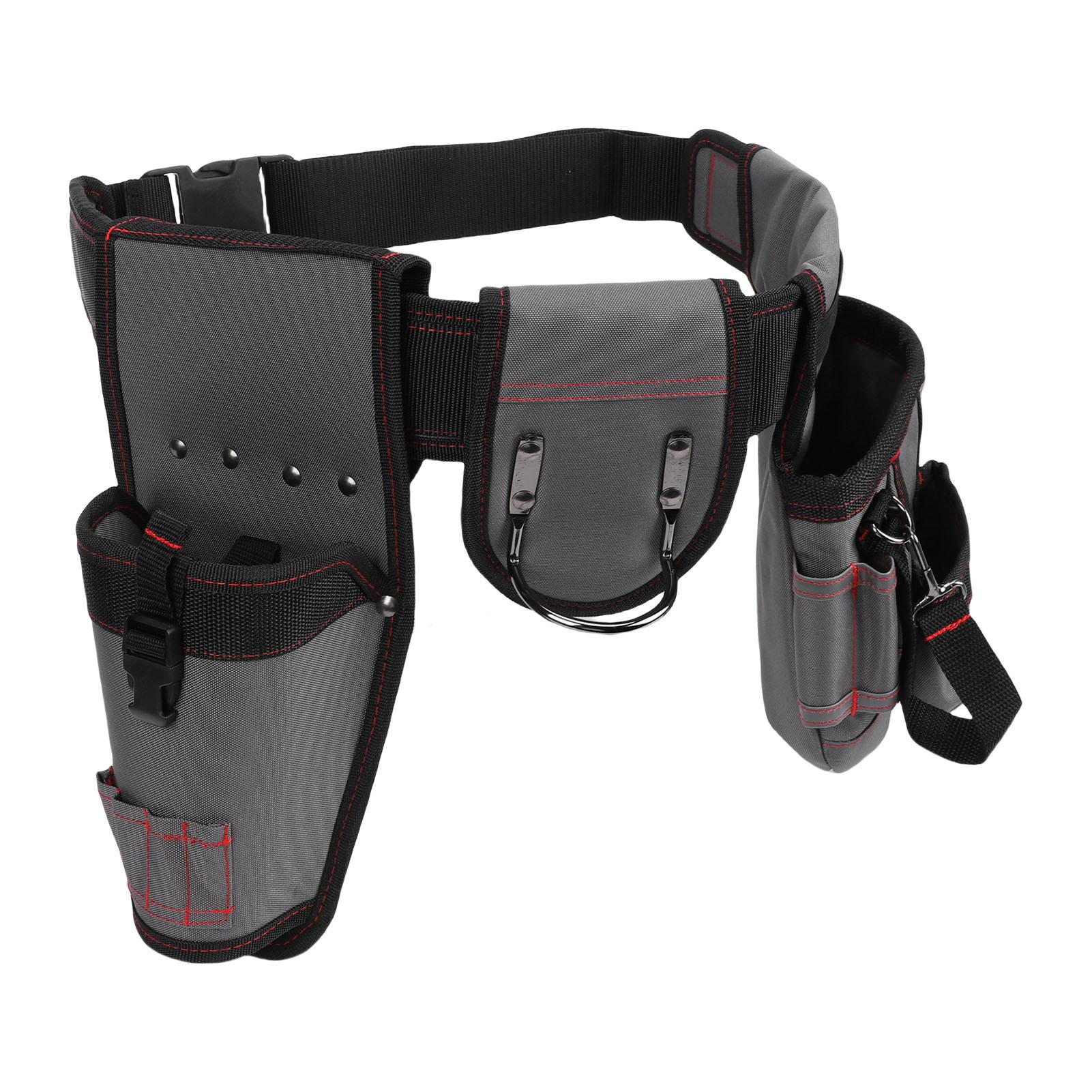 

Tool Belt Multi Functional Detachable Adjustable Oxford Fabric Waist Tool Pouch for Electrician Carpenter Plumber