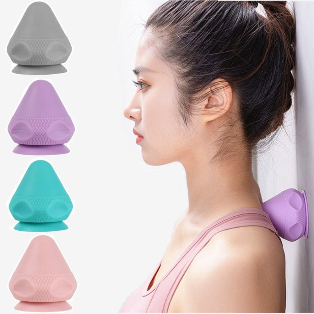 Muscle Release Foot Yoga Massage Ball Silicone Massage Cone Yoga Fascia Ball Adsorption Ball