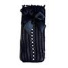 Breathable Middle Calf Socks For Girls Ruffle Trim Bowknot Accents Soft Casual Party Wear Lace Knee Length Stockings