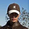 COLORATION CLASSIC LOGO CORDUROY BALL cap(BROWN IVORY)