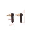 2/5Pcs L16/17Mm Rod End M2 M3 Ball Joint 2/3Mm Black Linkage Rod Ball Head Connector For Diy Rc Gasoline Boat Servo Spare Parts