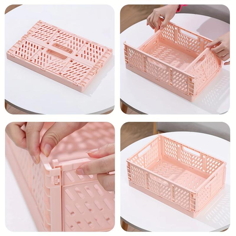 Foldable Storage Basket Wardrobe Organizer Box Kitchen Bathroom Accessories Gadgets For Clothes Toy Spices Condiments Vegetables