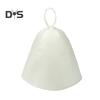 Felt Sunna Hat Unisex Vaporarium Hat Thermal Insulation Elastic Water-absorbing Hair Drying Cap Solid Color Spa Bath Accessories