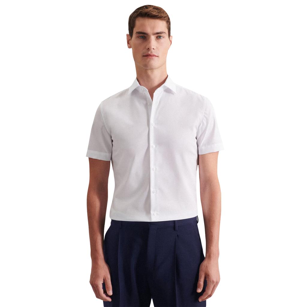Seidensticker Mens Slim Short-Sleeved Shirt